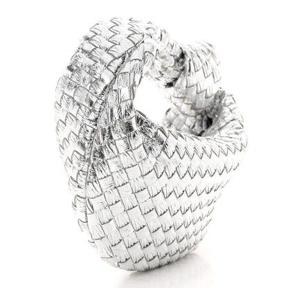 Bottega Veneta Metallic Nappa Intrecciato Mini Jodie Silver 3 of 10