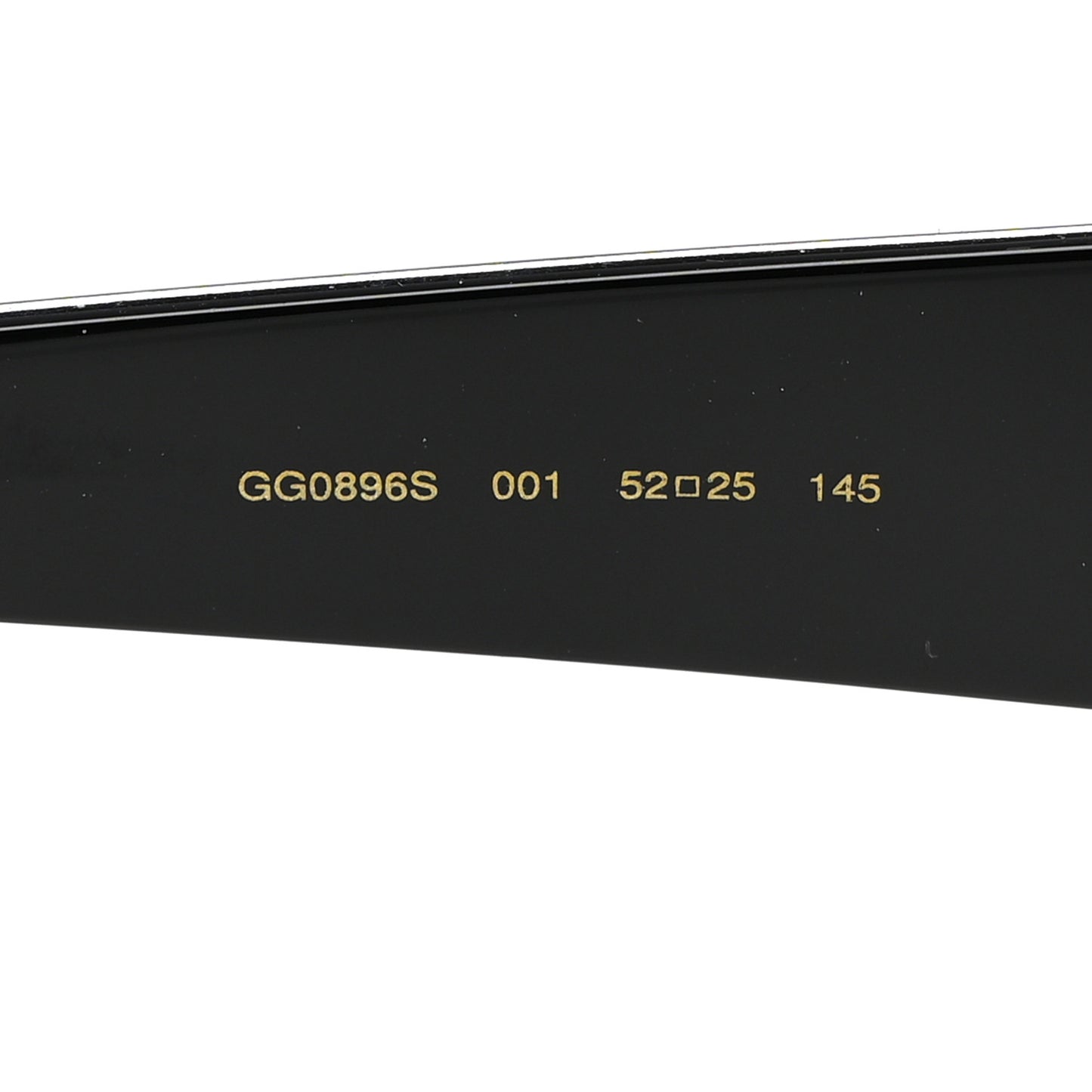 Acetate Square Frame Sunglasses GG0896S Black