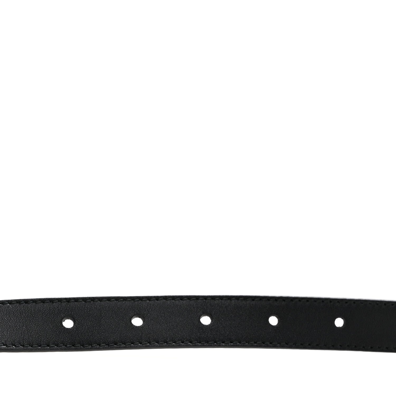 Gucci Calfskin Double G 20mm Belt 80 32 Black 3 of 5