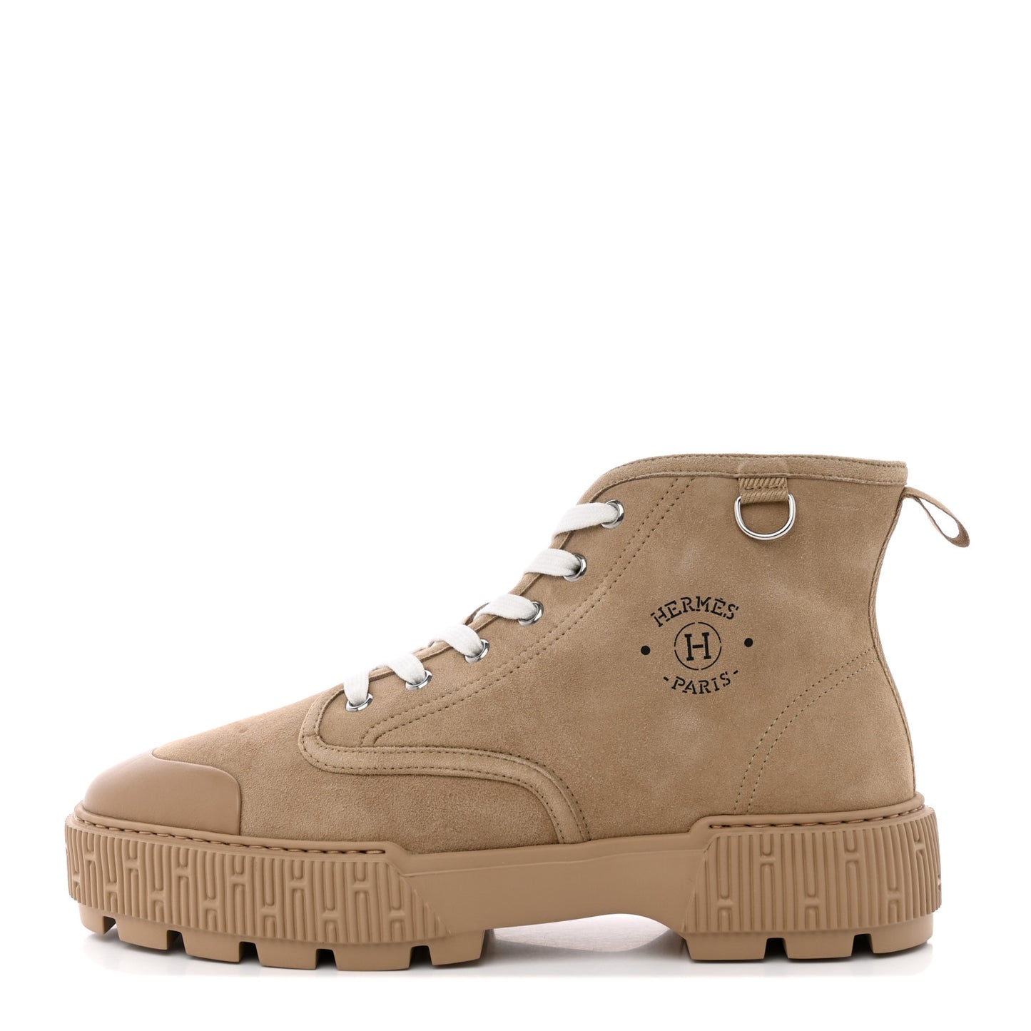 Suede Goatskin Itineraire Ankle Boot 40 Beige Argile