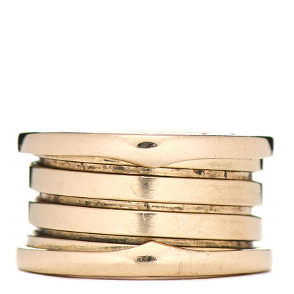 Bulgari 18K Yellow Gold B.Zero1 Four-Band Ring 50 5.25 3 of 5