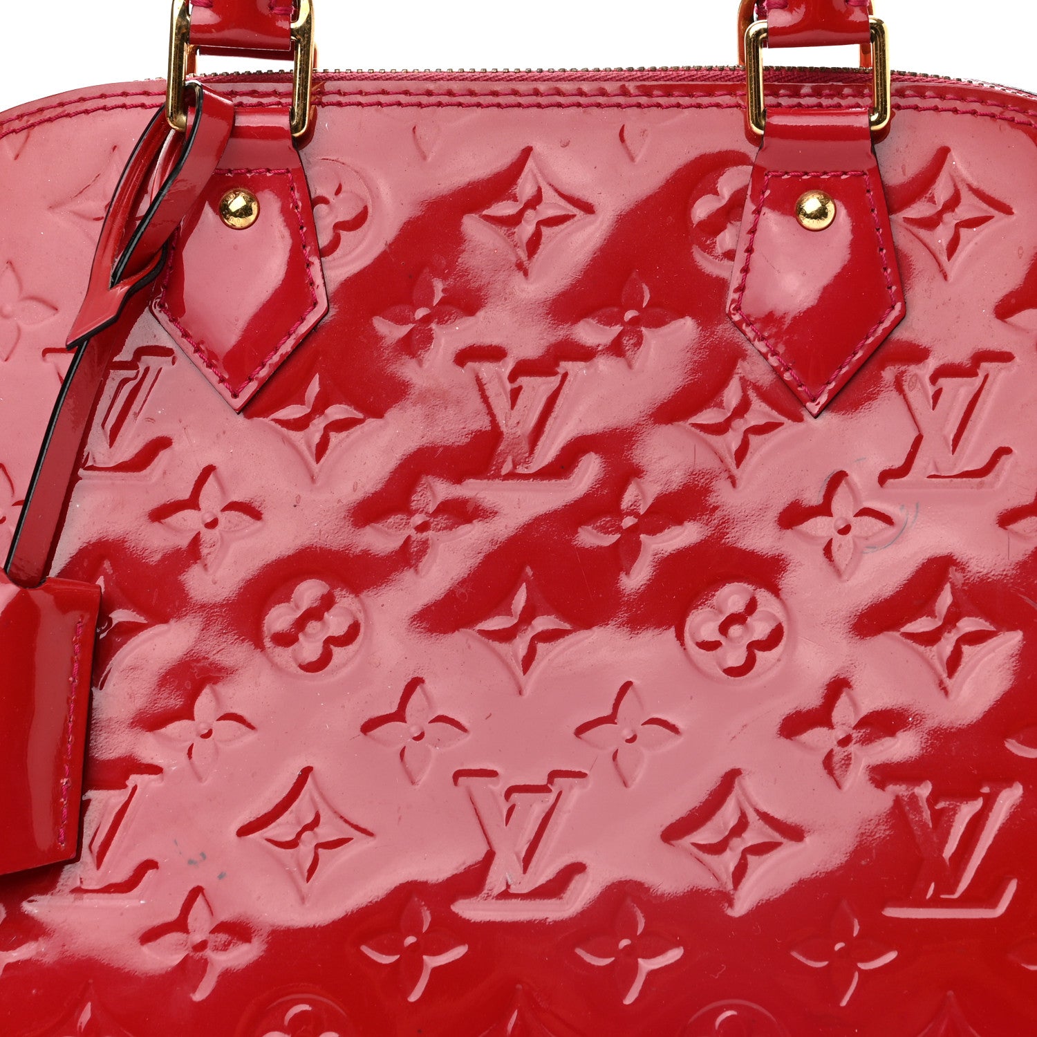 Louis Vuitton Vernis Alma PM Pomme D'Amour 7 of 13