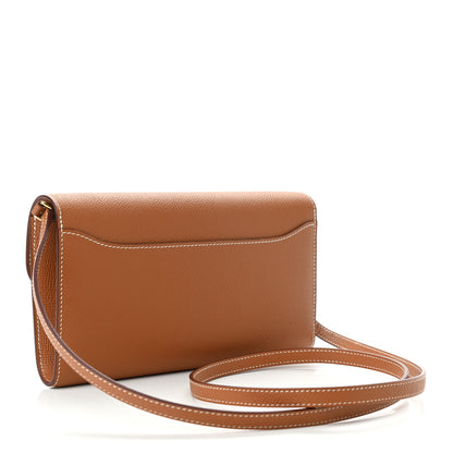 Hermes Epsom Constance Long Wallet To Go Gold 3 of 11
