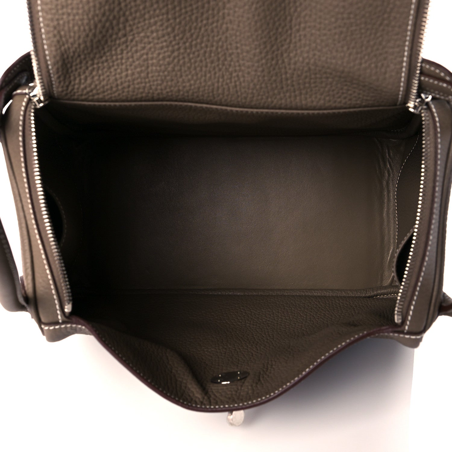 Hermes Taurillon Clemence Lindy 30 Etoupe 5 of 11