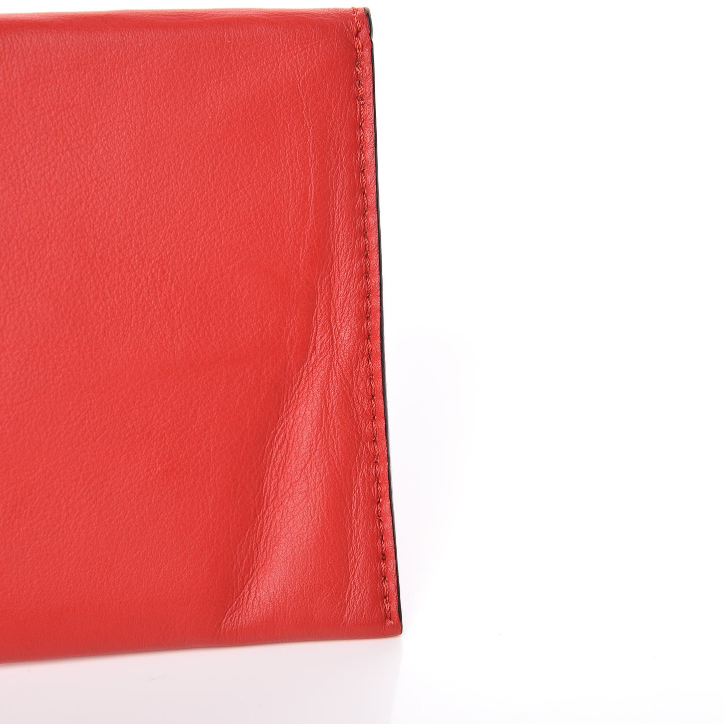 Veau Cachemire Chinese New Year Dog Envelope Pouch Red