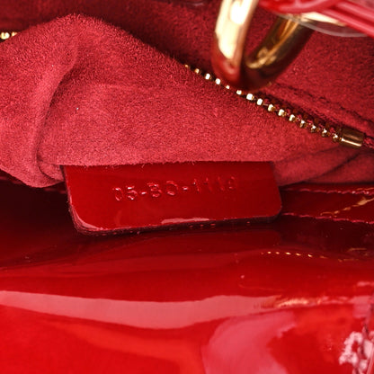 Christian Dior Patent Cannage Mini Lady Dior Red 7 of 10