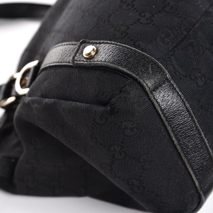 Gucci Monogram Medium Abbey Shoulder Bag Black 11 of 12