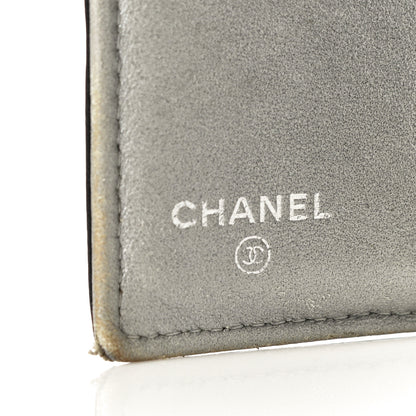 Chanel Lambskin Embossed Camellia French Wallet Black 6 of 21
