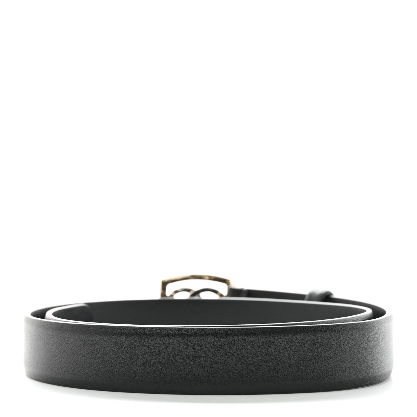 Calfskin Crystal CC Vendome Belt 85 34 Black