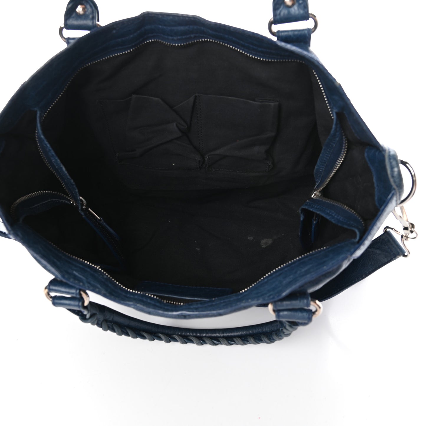 Agneau Giant 12 Silver Hardware City Bleu Mineral Light Bleu Mineral