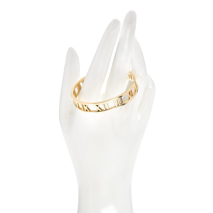 Tiffany 18K Yellow Gold Atlas Open Cuff Bracelet 2 of 5