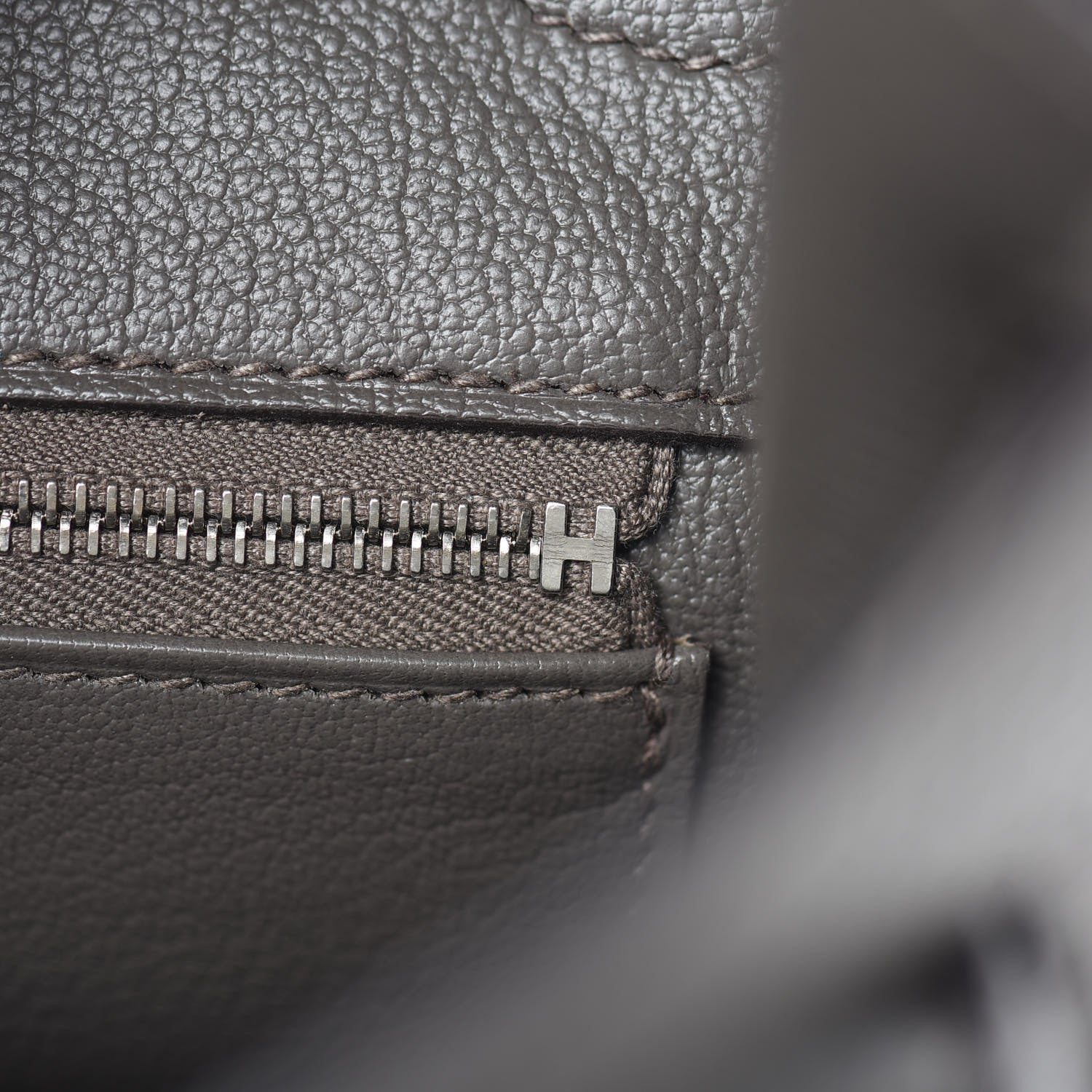 Hermes Togo Birkin 35 Etain 18 of 37