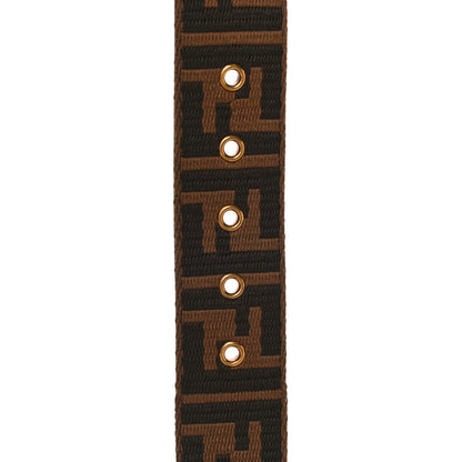 Fendi Ribbon Vitello Century FF 1974 Belt 110 44 Fango Moro 9 of 12