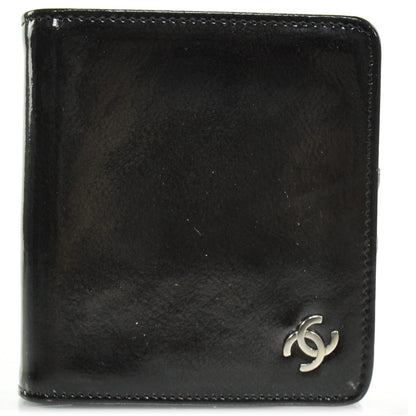 Chanel Patent Compact Zip Wallet Black 1 of 11