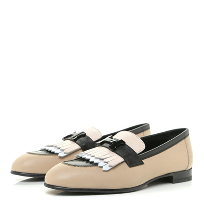 Hermes Goatskin Womens Royal Loafers 36.5 Multicolor 3 of 13