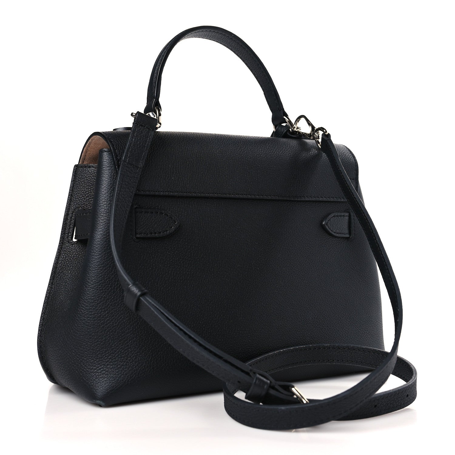 Louis Vuitton Calfskin Lockme Ever BB Black 3 of 8