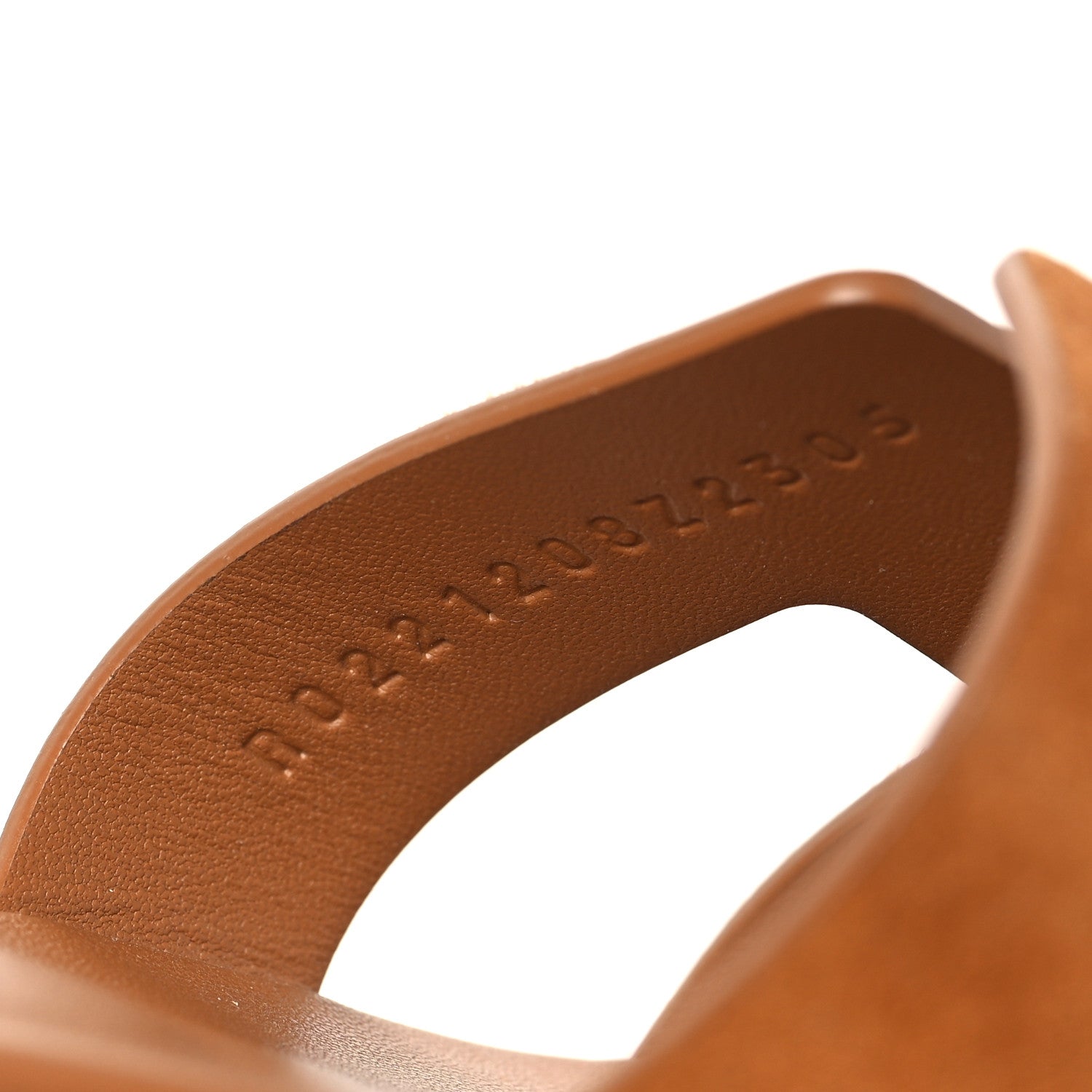 Hermes Suede Goatskin Oran Sandals 38 Naturel 8 of 8