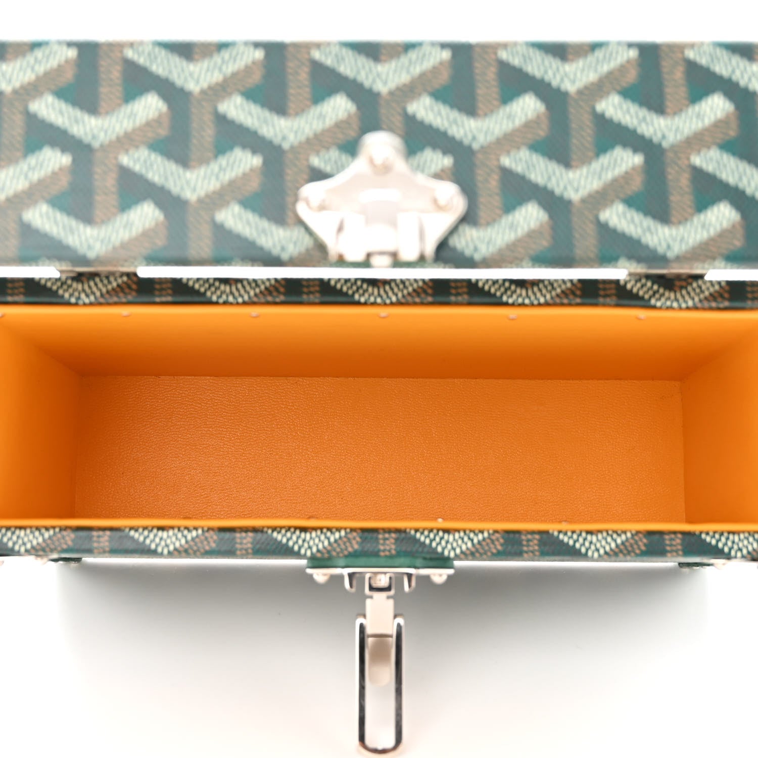 Goyard Goyardine Cassette Trunk Bag Green 5 of 9