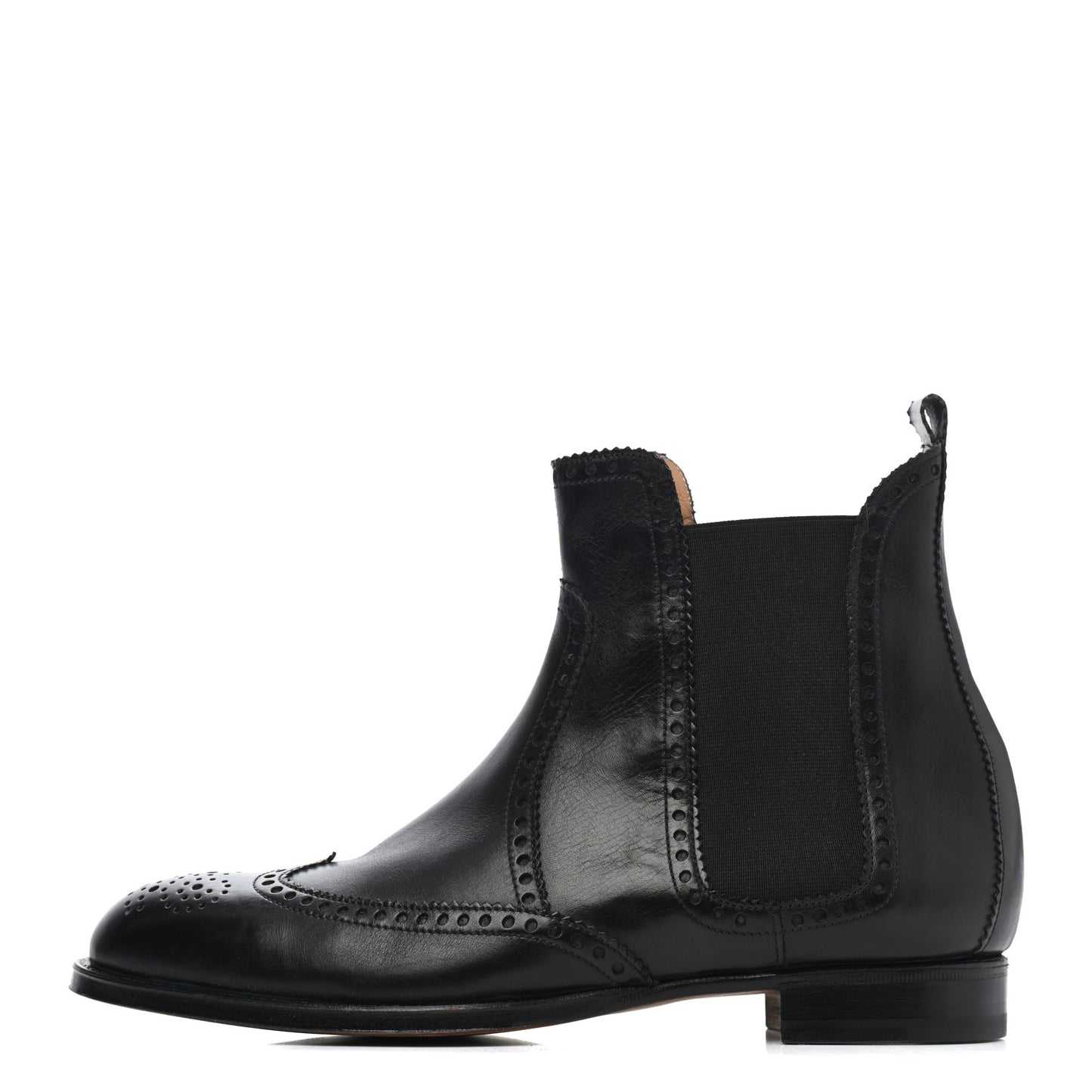 Calfskin Brighton Ankle Boots 37 Black
