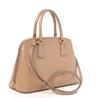 Prada Saffiano Vernice Medium Promenade Tote Cammeo 3 of 10