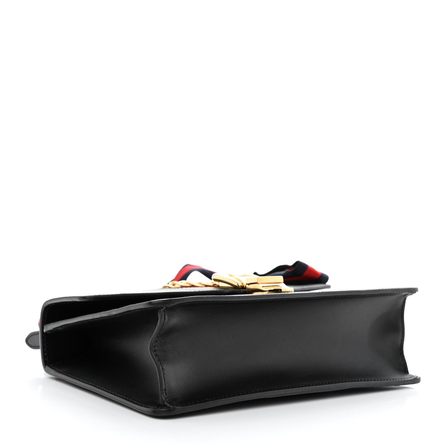 Gucci Calfskin Small Sylvie Shoulder Bag Black 4 of 12