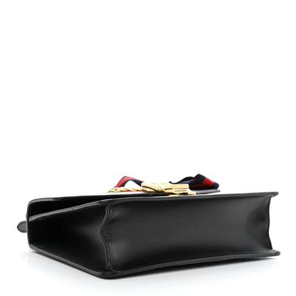 Gucci Calfskin Small Sylvie Shoulder Bag Black 4 of 12
