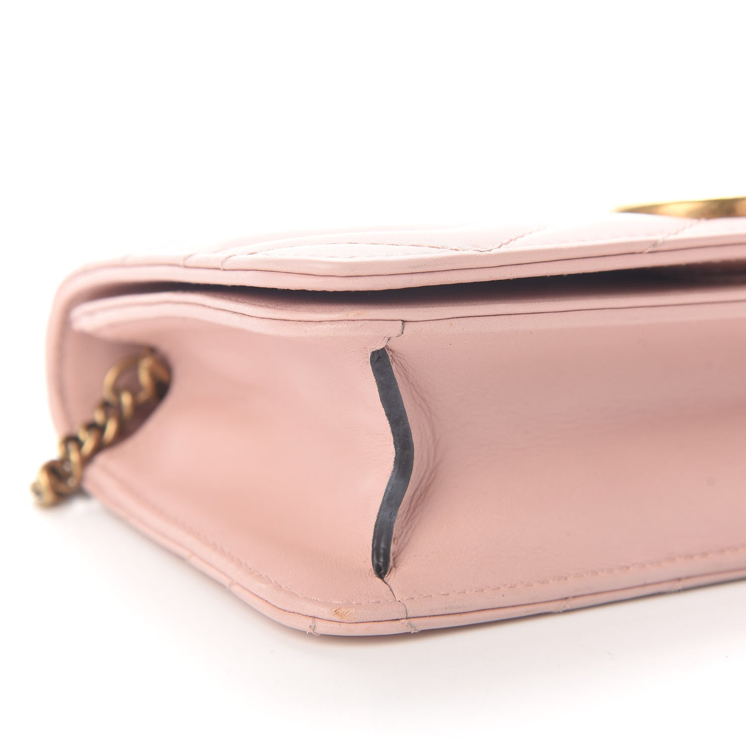 Gucci Calfskin Matelasse GG Marmont Mini Bag Perfect Pink 7 of 8