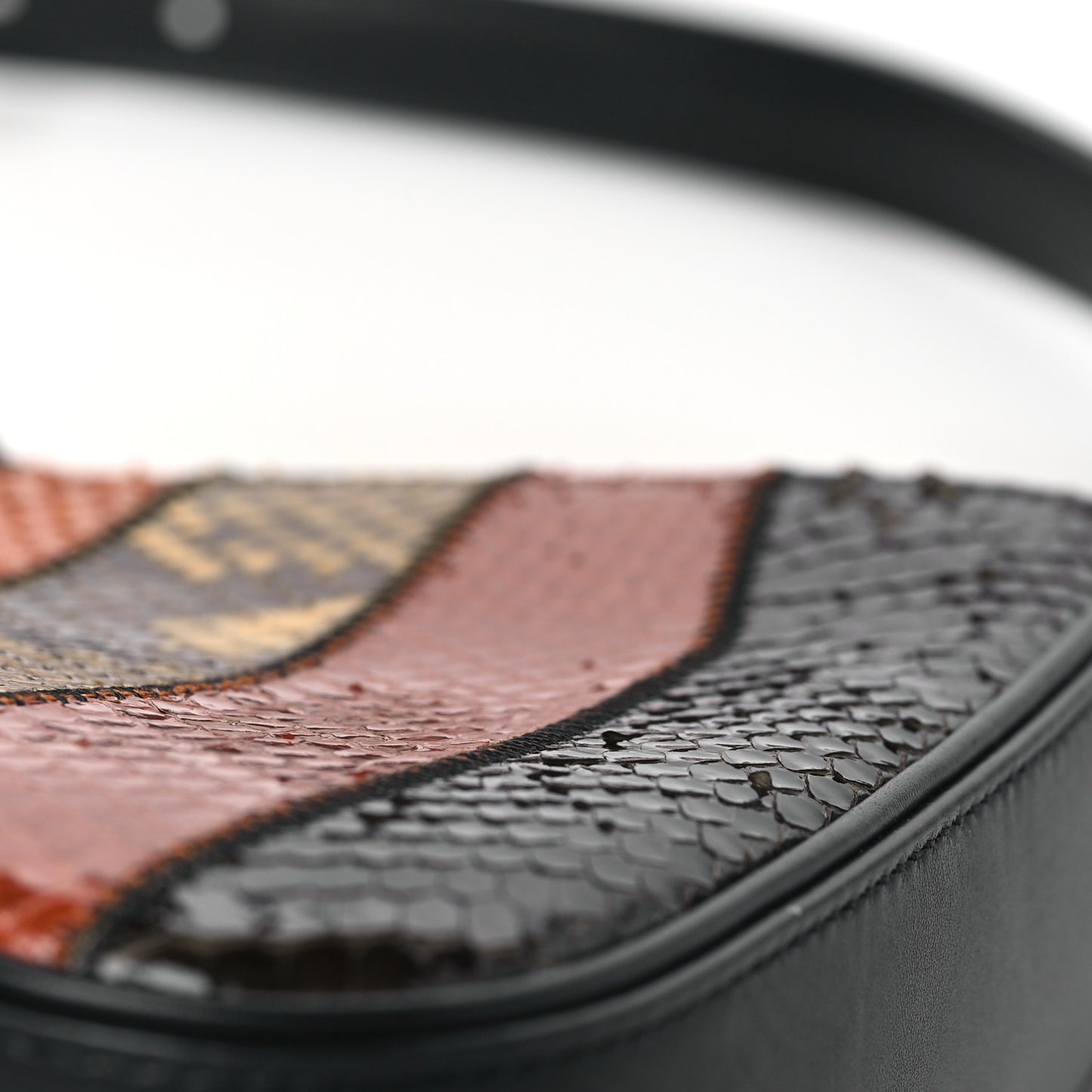 Snakeskin Patchwork Le 5 A 7 Hobo Brown