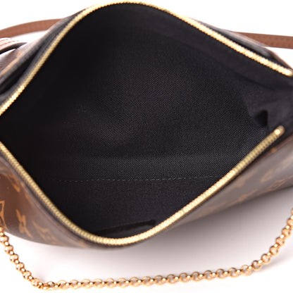 Louis Vuitton Monogram Pallas Clutch Black 5 of 10