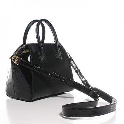 Givenchy Rubber Effect Calfskin Mini Antigona Black 3 of 20