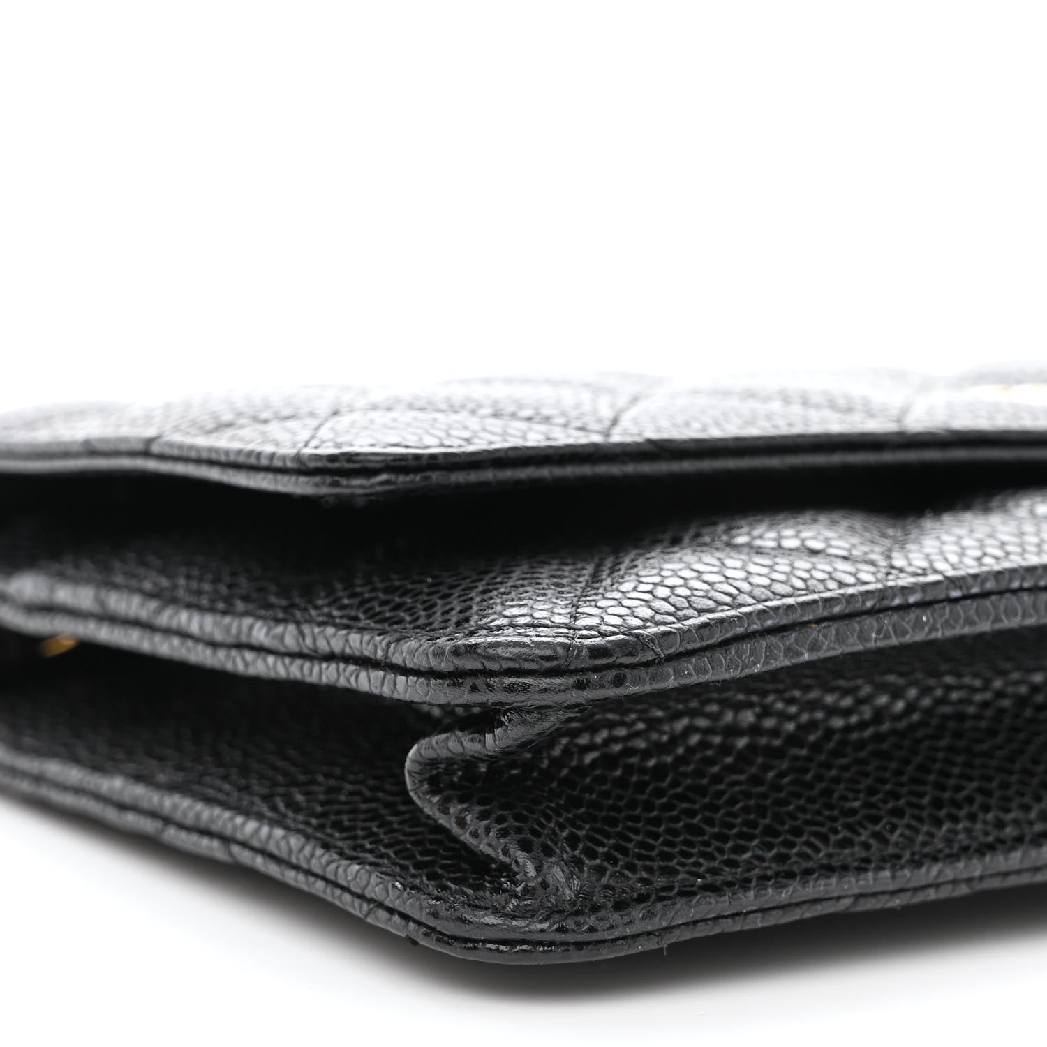 Chanel Caviar Quilted Wallet on Chain WOC Black 10 of 13