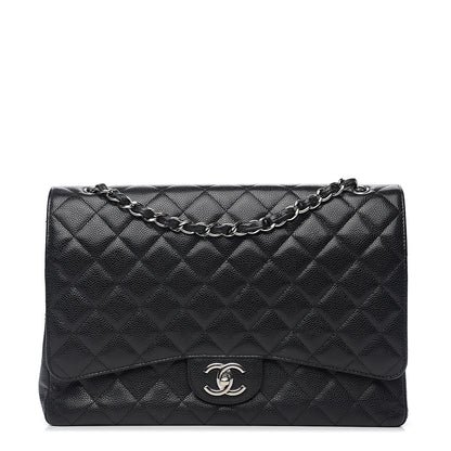 Chanel Caviar Quilted Maxi Double Flap Black 1 of 10