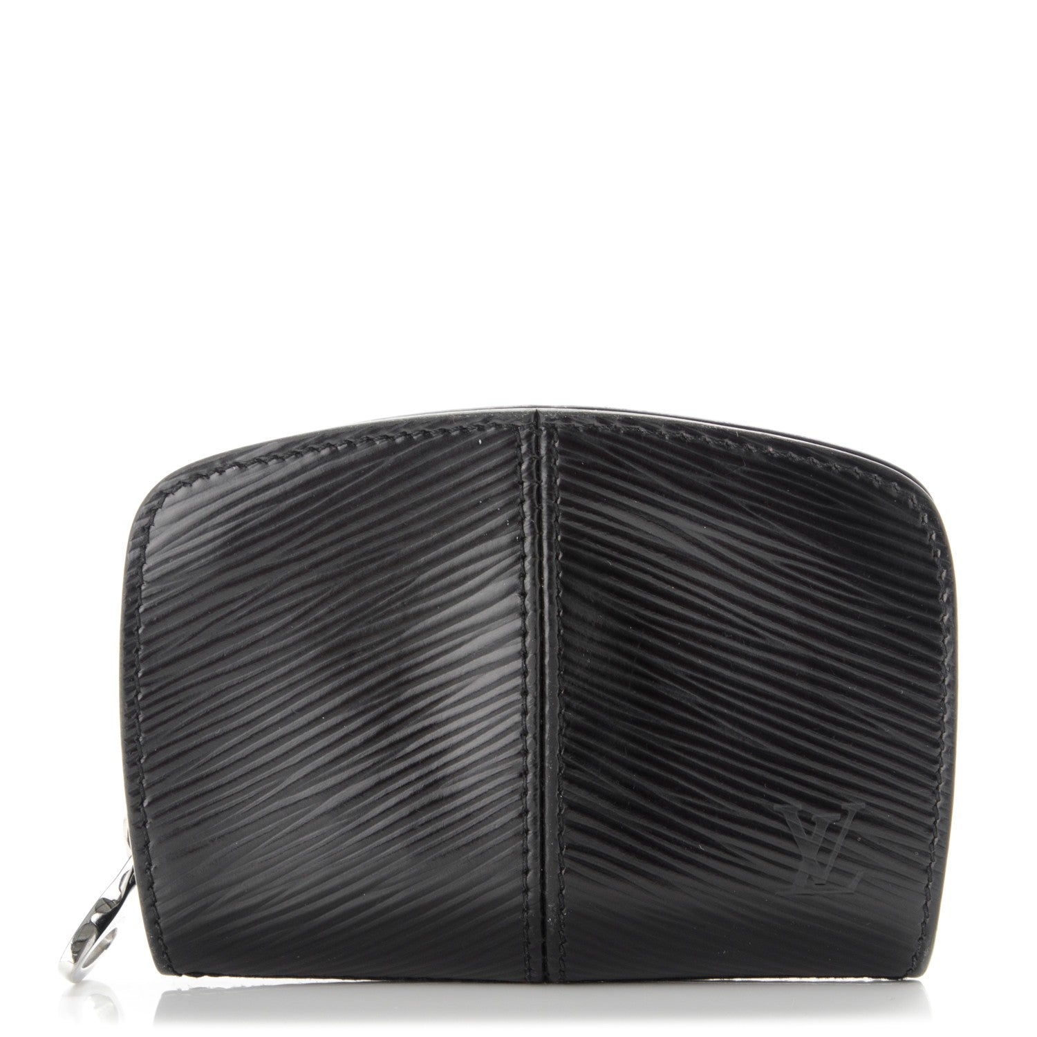 Louis Vuitton Epi Demi Lune Coin Purse Black 1 of 8