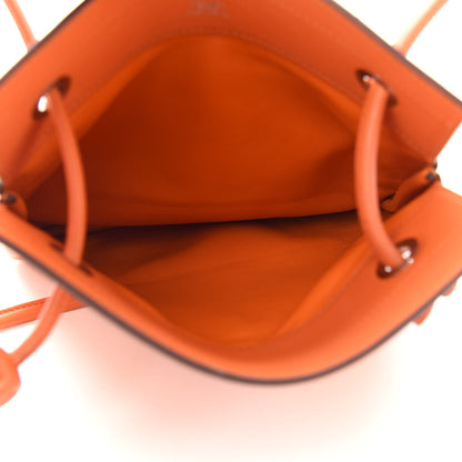 Hermes Milo Lambskin Swift Mini Aline Orange 5 of 9