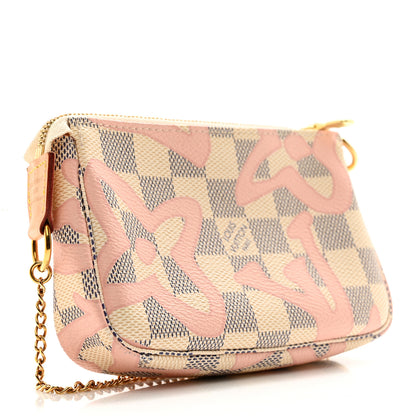 Louis Vuitton Damier Azur Tahitienne Mini Pochette Accessories 3 of 7