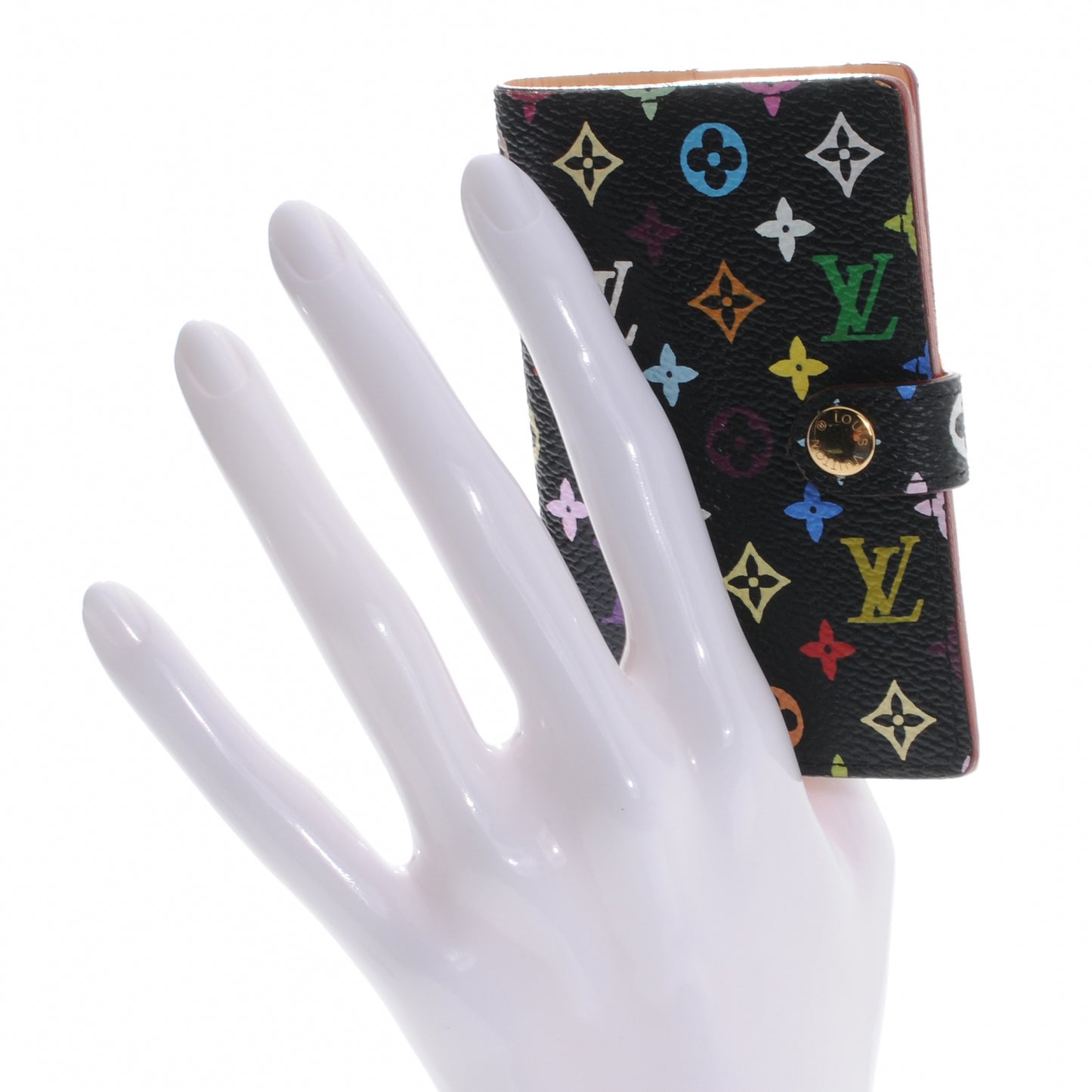 Monogram Multicolor Carnet de Bal Mini Agenda Cover Black