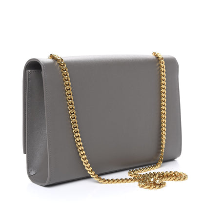 Saint Laurent Grain De Poudre Large Classic Monogram Kate Satchel Earth 2 of 9
