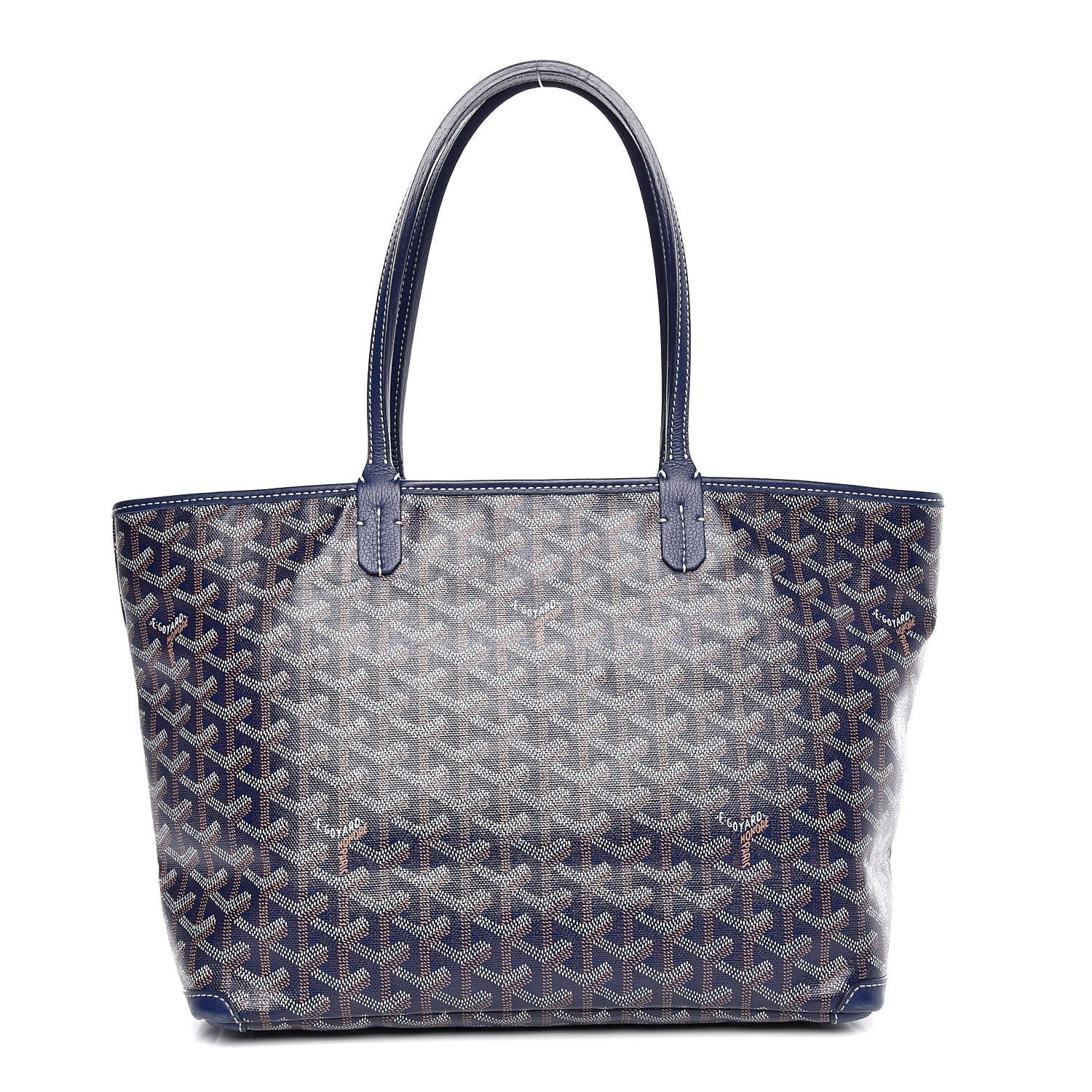 Goyard Goyardine Artois PM Navy 1 of 12