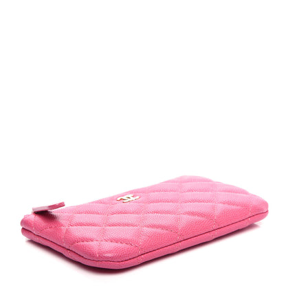 Chanel Caviar Quilted Small Cosmetic Case Pink 4 of 7