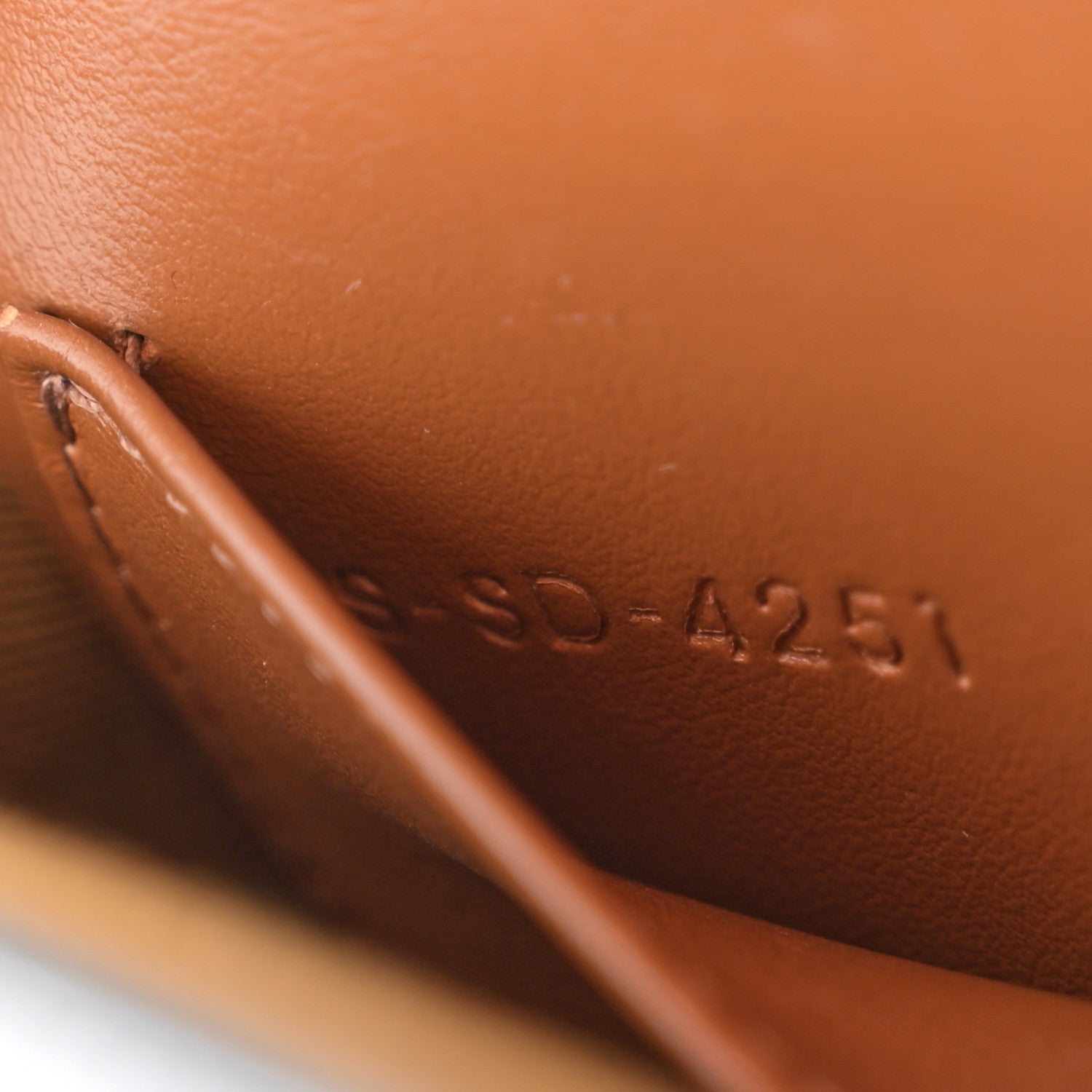 Celine Triomphe Canvas Calfskin Mini Triomphe Tan 8 of 13