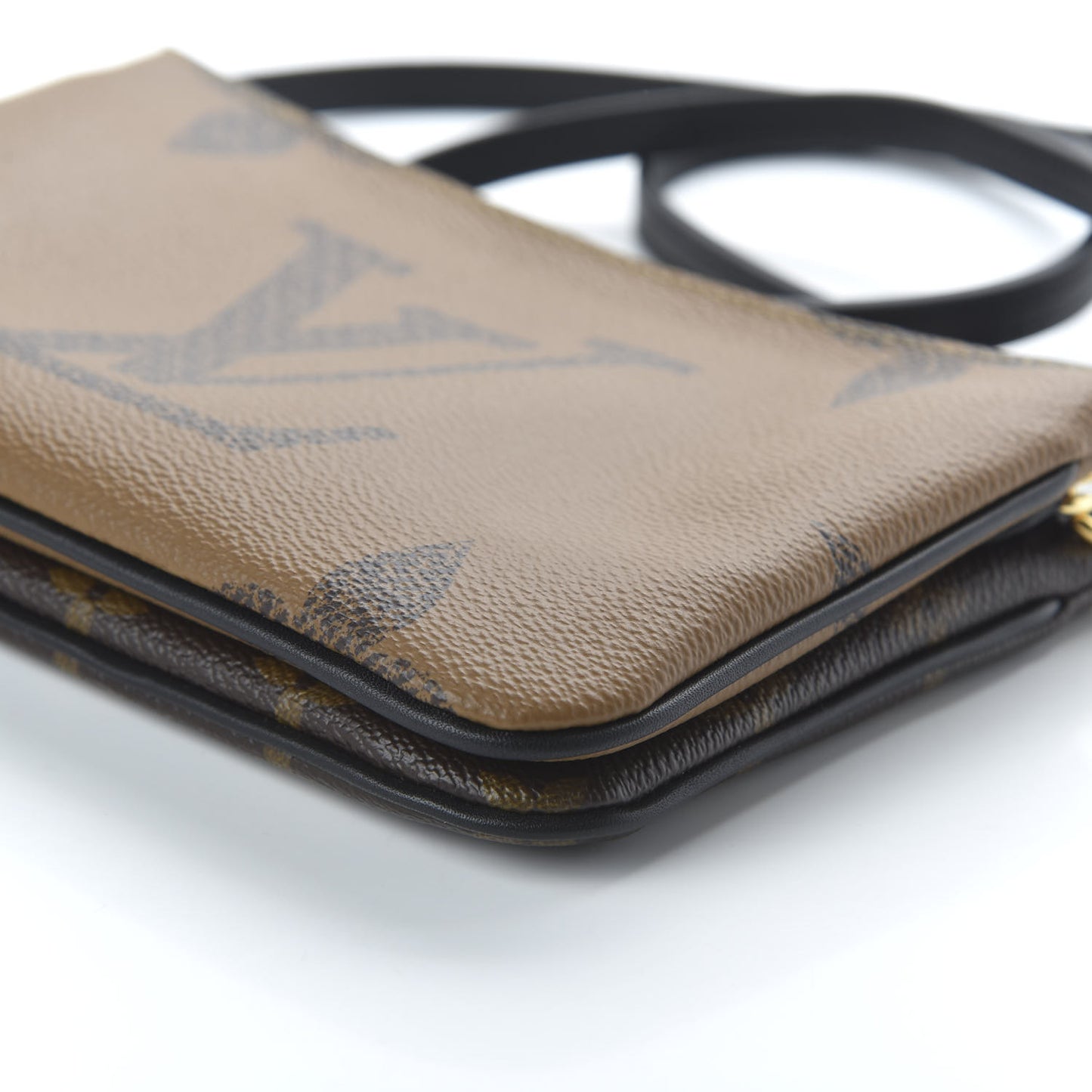 Reverse Monogram Giant Double Zip Pochette