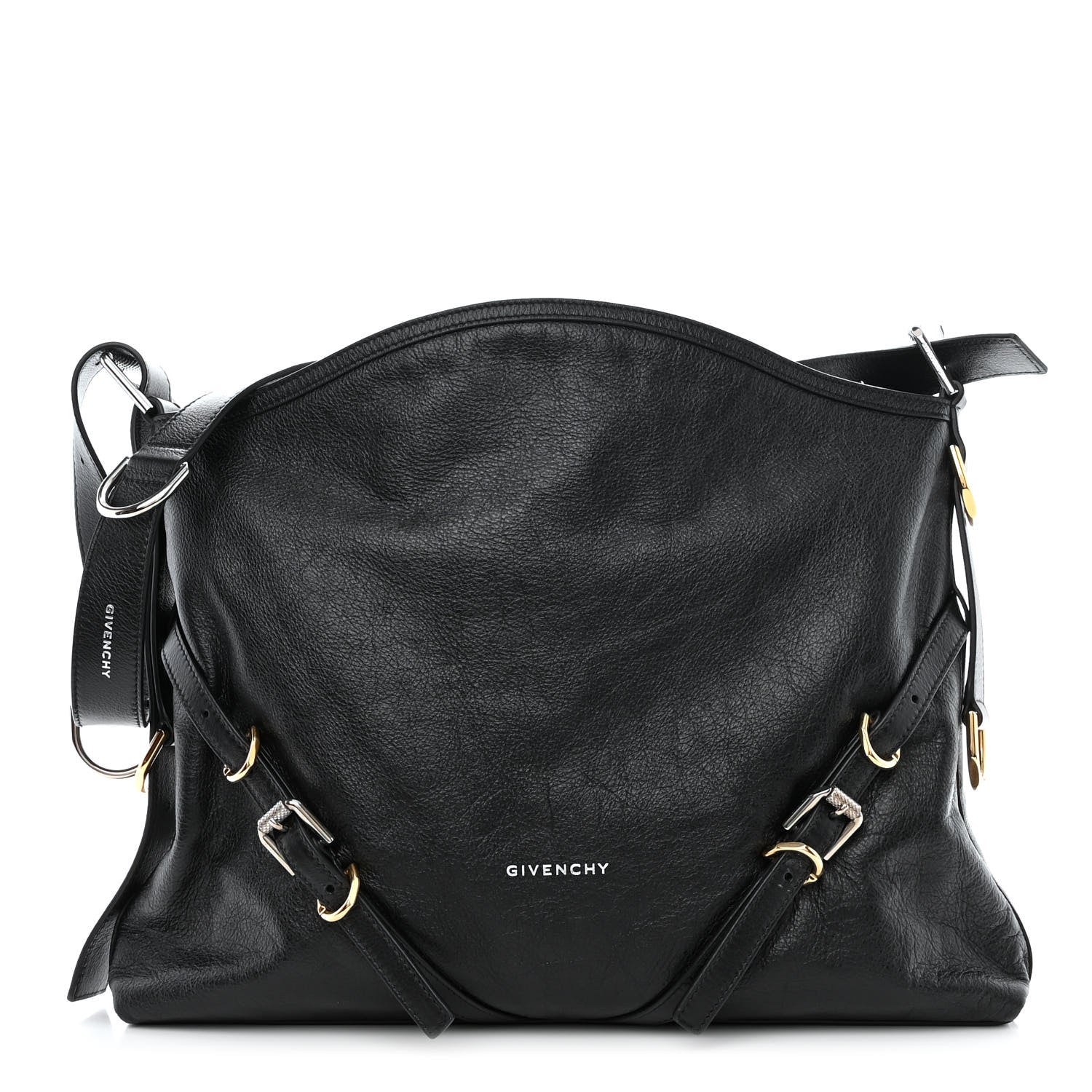 Givenchy Calfskin Medium Voyou Bag Black 1 of 10