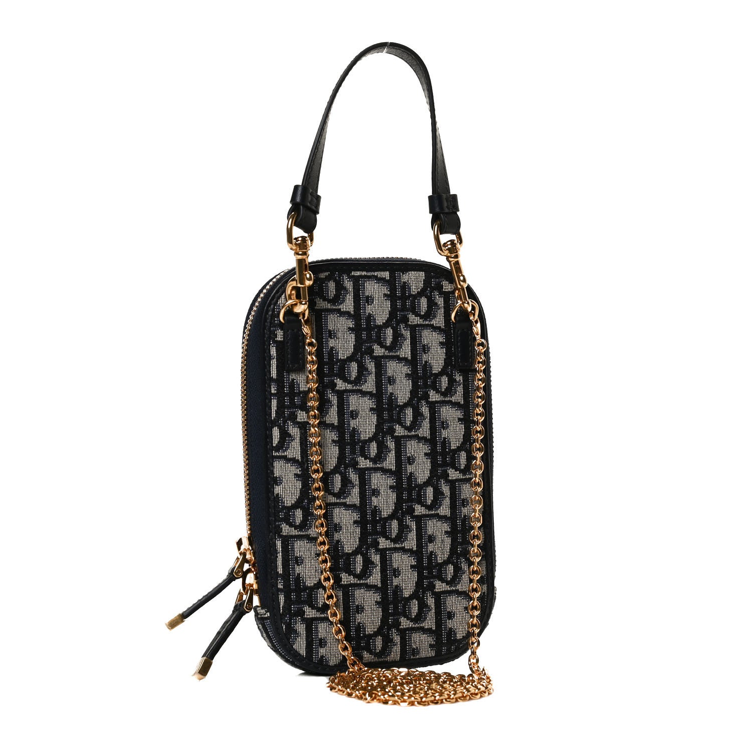 Christian Dior Oblique 30 Montaigne Phone Holder Blue 3 of 11