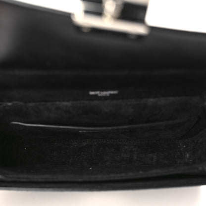 Saint Laurent Smooth Calfskin Suede Medium Bellechasse Black 5 of 11