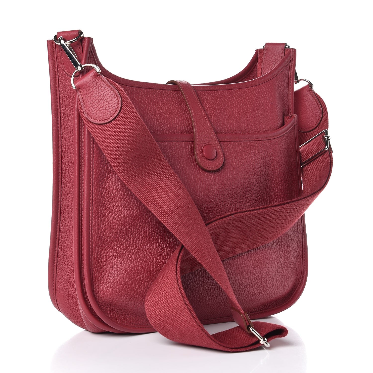 Hermes Taurillon Clemence Evelyne III PM Rubis 3 of 9