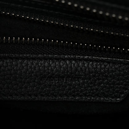 Celine Drummed Calfskin Micro Luggage Black 7 of 10