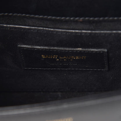 Saint Laurent Smooth Calfskin Small Monogram Université Shoulder Bag Black 7 of 10