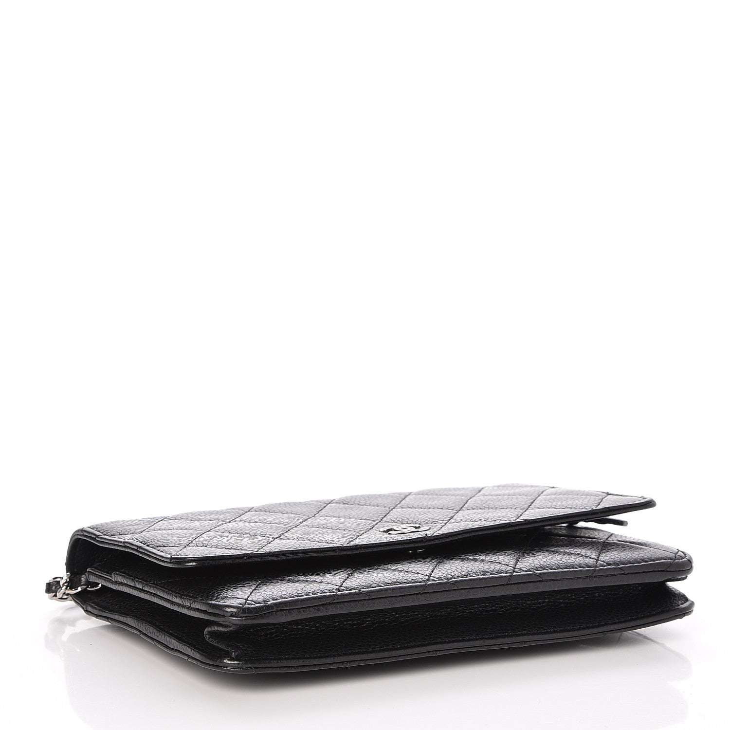 Chanel Caviar Quilted Wallet On Chain WOC Black 4 of 9