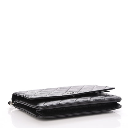 Chanel Caviar Quilted Wallet On Chain WOC Black 4 of 9