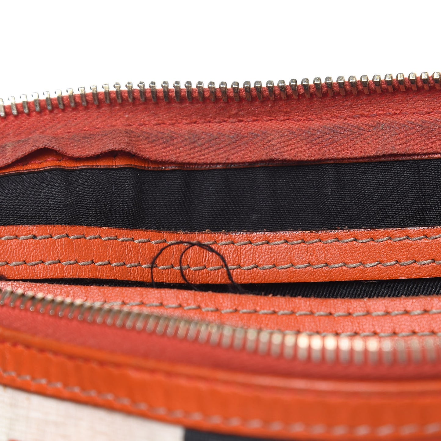 GG Plus Monogram Web Stripe Small Joy Boston Orange